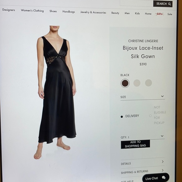 Christine. Size Large. Purple silk gown. - Picture 5 of 7